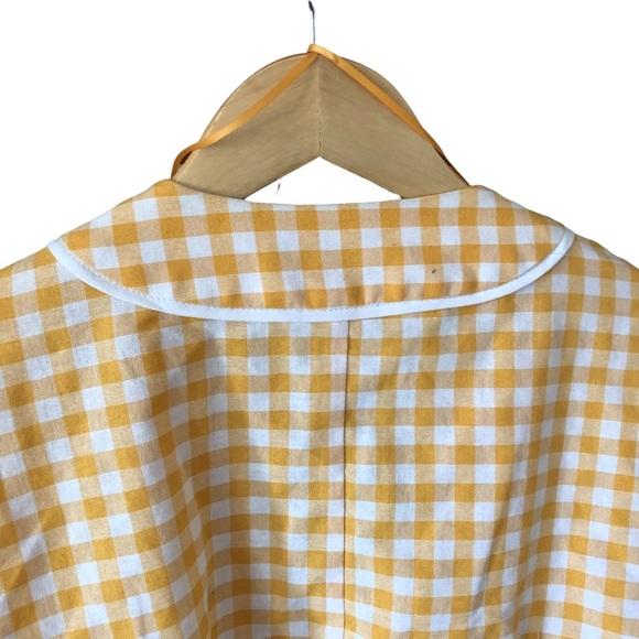 The Fifth Label Womens Idyllic Gingham Tie Front Crop Top - Picture 9 of 16